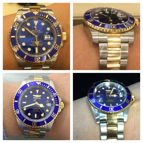 put a rolex face on an invicta pro diver|Invicta Rolex submarine review.